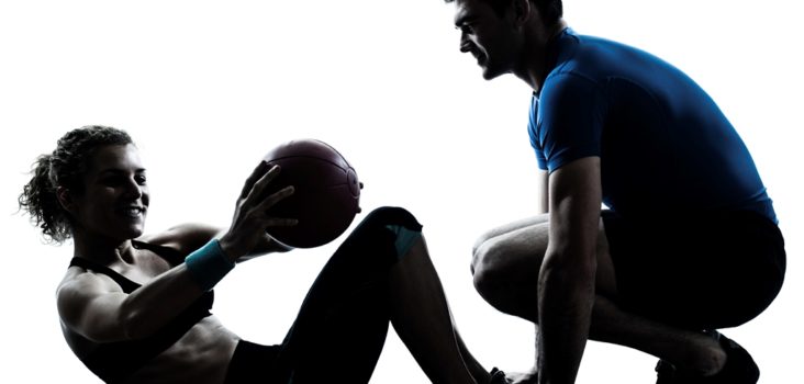 couple doing workout